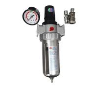 Pneumatic Filter Regulator - High-Performance Air Compressor Lubricator, Dust & Water Separator | Professional Workshop Control Valve, Heavy-Duty Moisture Eliminator for Industrial, Mechanical, S