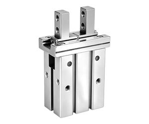 Pneumatic Finger Air Cylinder, 3/4 inch (20mm) Bore Single Action Aluminium Alloy Pneumatic Parallel Gripper Claw MHZ2-20S