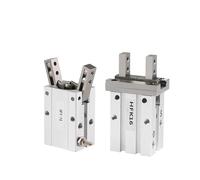 Pneumatic Finger Cylinder Pneumatic Claw, 180 Degree Air Claw Parallel Pneumatic Finger Cylinder HFY/HFR/HFZ/HFK Bore 10-32mm(Bore 10mm)