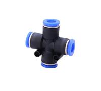 Pneumatic Fitting Fittings Quick Connector Air Water Hose Tube Connectors Plastic PK, PZA, HVFF, LSA 4mm 6mm 8mm 10mm 12mm 1Pcs(PZA,4mm)