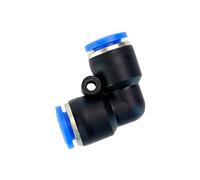 Pneumatic Fitting Fittings Quick Connector Air Water Hose Tube Connectors Plastic PU, PV, PE, PY 4mm 6mm 8mm 10mm 12mm 1Pcs(PV,6mm)