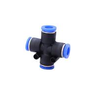 Pneumatic Fitting Fittings Quick Connector Air Water Hose Tube Connectors Plastic PU PY 4mm 6mm 8mm 10mm 12mm Push Into Plug(PZA,8mm)