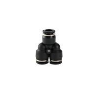 Pneumatic Fitting Pipe Connector Quick Release Coupling 4mm 6mm 8mm 10mm 12mm PU PV PE HVFF PY Tube Connectors 1Pcs(PY,8MM)