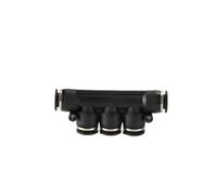Pneumatic Fitting Pipe Connector Quick Release Coupling 4mm 6mm 8mm 10mm 12mm PU PV PE HVFF PY Tube Connectors 1Pcs(PK,10MM)