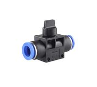 Pneumatic Fitting Pipe Connector Tube Air Quick Fittings Water Push in Hose Plastic 4mm 6mm 8mm 10mm 12mm 14mm(HVFF,6mm)