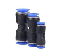 Pneumatic Fittings Fitting Plastic Connector PU 4mm 6mm to 8mm 10mm Air Water Hose Tube Push in Straight Gas Quick Connectors(PU-10,200Pcs)