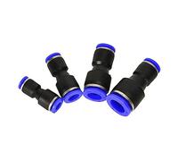 Pneumatic Fittings Fitting Plastic Connector PU PG 4mm 6mmTo 8mm 10mm Air Water Hose Tube Push in Straight Gas Quick Connectors(PU 12mm)