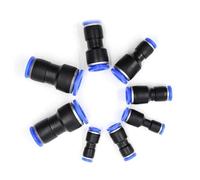 Pneumatic Fittings Fitting Plastic Connector PU PG 4mm 6mmTo 8mm 10mm Hose Straight Quick Connectors 10Pcs(PU-6)