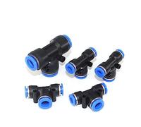 Pneumatic Fittings Fitting Plastic Connector PY PEG PG 4mm 6mm to 8mm Air Water Hose Tube Push in Straight Gas Quick Connectors(PY,8-6_5 PCS)