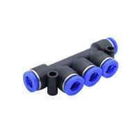Pneumatic Fittings Pipe Connector Tube 4 5 14mm OD Hose Reducing 8 10 12mm PG PVG PEG PW PZAG Plastic Push in Air Quick Fitting(PKG,A 8mm,B 6mm)