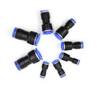 Pneumatic Fittings Plastic Connector PU PG 4mm 6mmTo 8mm 10mm Air Water Hose Tube Push in Straight Gas Quick Connectors 1/10Pcs(PU-6,1pcs)
