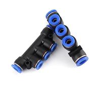 Pneumatic Fittings Quick Connector Air Hose Tube Connectors Plastic PU PY 4mm 6mm 8mm 10mm 12mm Push Into Pluglug(PK,16MM_5 PCS)