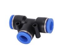 Pneumatic Fittings Quick Connector Plastic 4mm 6mm 8mm 10mm 12mm Push Into Pluglug Air Hose Fitting Tube Connectors(PE-6)