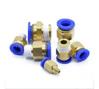 Pneumatic Fittings Threaded Connectors PL 6/8/10 Mm 1/8 3/8 1/2 1/4 Hose Coupling 1Pcs(8-01)