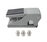 Pneumatic Foot Pedal Valve -420 4 Way 2 Position 1/4 Inch PT Threaded Port with Non-Slip Rubber Pedal Heavy-Duty Momentary Actuator for Precise Airflow