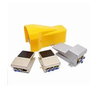 Pneumatic Foot Pedal Valve Pneumatic Foot Pedal Valve Cylnder Control 4F210-08L Switch FV320 Reversing 420 Ttwo Position Five Links(4F-210-08LG,With-12mm-Fitting)