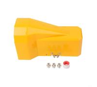 Pneumatic Foot Switch 4F210-08LG with Cover and Lock, Aluminum Alloy Valve Body, Non-Slip Pedal, High Pressure Resistance up to 1.5 MPa, Suitable for Stamping