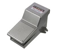 Pneumatic Foot Valve Silver Tone Nonslip Momentary Air Foot Pedal Valve Durable VF200-08