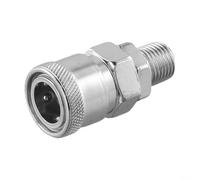 Pneumatic for Quick Coupling 20 Series Galvanised Steel, for Compressed Air Hose Compressor, Compatible SP20 PP20 SM20 PM20 SH20 PH20 SF20 PF20, 1 Piece (SM20)