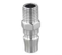 Pneumatic for Quick Coupling 20 Series Galvanised Steel for Compressed Air Hose Compressor, Compatible SP20 PP20 SM20 PM20 SH20 PH20 SF20 PF20, 1 Piece (PM20)