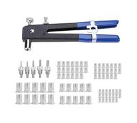 Pneumatic Framing Nailer Pneumatic Air Hydraulic Rivet Gun Riveter Industrial Nail Riveting Tool (Green) Air Riveters Multi-use Rivet Nut Guns