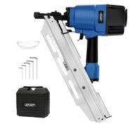 Pneumatic Framing Nailer, Pro Preferred Brand of Pneumatic Nailers, Accepts 30-34 Degree 2-Inch to 3-3/8-Inch Offset Round Paper Collated Nails.Finishing Nails Ideal for Framing、Flooring