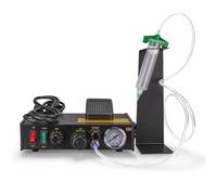 Pneumatic Glue Dispenser with Pedals and Manual Switch, Minimum Drop Volume 0.01ml, 1-30s Automatic Timing for Optics, Jewelry, and Machinery