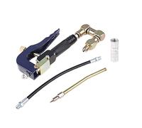 Pneumatic Grease-Gun Air-Operated High-Pressure Injector Press-Type Outlet for Design Alloy for Car Factory High-Pressure Injector Aluminum Alloy Air Tools