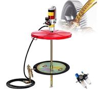 Pneumatic Grease Injector Kit - 30-40mpa Output, 0.85l/Min Flow Rate, Aluminum Pump Head with Noise Reduction, Complete Set with Oil-Water Separator