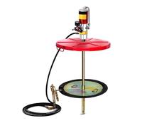 Pneumatic Grease Pump for Large Drums, High Pressure Air Grease Gun with Long Oil Pipe, Ideal for Workshops and Construction Sites(940+barrelcover)