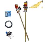 Pneumatic Grease Pump for Large Drums, High Pressure Air Grease Gun with Long Oil Pipe, Ideal for Workshops and Construction Sites(620s)