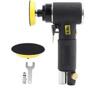 Pneumatic Grinding Machine, Pneumatic Polisher Air Sander, Double Rotation Grinding Method with Adjustable Speed, 2 inch / 3 inch Grinding Disc for Waxing Polishing, Lightweight Al