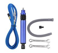 Pneumatic Grinding Pen, Air Micro Die Grinder Tool, 35000rpm High Speed Engraving and Polishing Pen with 3-6mm Chuck, Low Noise Air Grinding Pen for Precision Detail (Type A-Blue Ordinary Type)