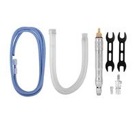 Pneumatic Grinding Pen, Air Micro Die Grinder with 65000rpm Super High Speed, Straight Handle Mini Air Grinder for Glass Stone Arts Crafts, Includes Wrench Air Tube Tube