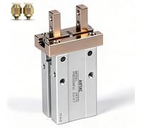 Pneumatic Gripper Claw Parallel Style with Guide Track-Ball Bearing, Mini Finger Air Cylinder AirTac HFZ25 （Bore Size 25mm）Double Acting