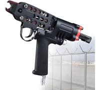 Pneumatic Gun C Ring Stapler Tool, Air Plier for Fencing, Wire Cages, and Seat Making - Efficient Hog Ring Fastening Solution