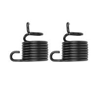 Pneumatic Hammer Spring Replacement Set, 2 Pieces, Carbon Steel, Flat Buffer Design, 34.4mm Outer Diameter, for 150/190/250 Air Hammer Models