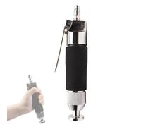 Pneumatic Hammer Tool, Straight Type Industrial Air Hammer with 29mm Head, 5500 RPM High Frequency Impact, 10mm Stroke for Leather Craft and Manufacturing