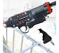 Pneumatic Hog Ring Gun, Power C Ring Plier Tool, Automatic for Wire Cages, Fencing, Seat Making