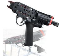 Pneumatic Hog Ring Stapler Gun for Fencing and Mattresses, C Ring Plier for Air Power Closure, 3.2-10mm Diameter, Ideal for Cages and Upholstery