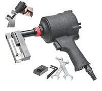 Pneumatic Hole Opener 5-6mm Air Metal Hole Punch Tool Industrial Sheet Metal Punching Gun Heavy Duty Metal Hole Flange Opener for Doors &, Factory, Office and Home 5mmHole (5mmHole)