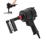 Pneumatic Hole Puncher 3.2-13mm, 360° Rotatable Clamp Head, for Metal Drilling and Flange Opening in Factory Office Home