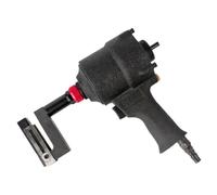 Pneumatic Hole Puncher - Industrial Air Metal Tool with 360° Rotating Clamp Head for Doors and Windows - Perfect for Factory, Office, and Home Use