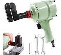 Pneumatic Hole Puncher Tool, Metal Hand Punch for Doors and Windows, Industrial Air Opener with 3.2mm, 4.2mm, 5mm, 6mm Bits, Punching Machine for Factory Use