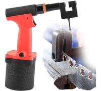 Pneumatic Hole Punching Machine - Industrial Air Tool for Metal Plates, Ideal for Iron, Stainless Steel, and Aluminum