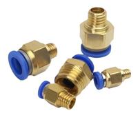 Pneumatic Hose connectors PC/PCF/PL/SL Tube 4mm 6mm 8mm Thread 1/8" 1/4" 1/2”(6-04 (6mm-1l2),PC)