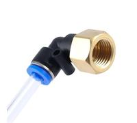 Pneumatic Hose Fitting PB/PL Tube 4mm 6mm 8mm Thread 1/8" 1/4" 1/2” Trachea Quick Coupling Pipe Connector Hose Fittings 1Pcs(12-02 (12mm-1l4),PL)