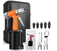 Pneumatic Hydraulic Rivet Nut Gun | Blind Rivet Nuts Tool for Car Body Panels, Bicycle, Furniture | Professional Air Riveter