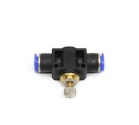 Pneumatic Joint 4mm 6mm 8mm 12mm Air Water Flexible Pipe One Button in-line Plastic Quick Connector Fittings 1Pcs(LAS-6)