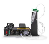 Pneumatic Liquid Adhesive Dispenser - 0.01ml Minimum Drop Volume, 1-30s Automatic Timing, Foot Pedal & Manual Switch, Ideal for Optics, Jewelry, Machinery
